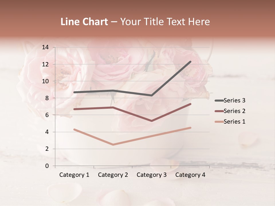 Damaged Color Flower PowerPoint Template