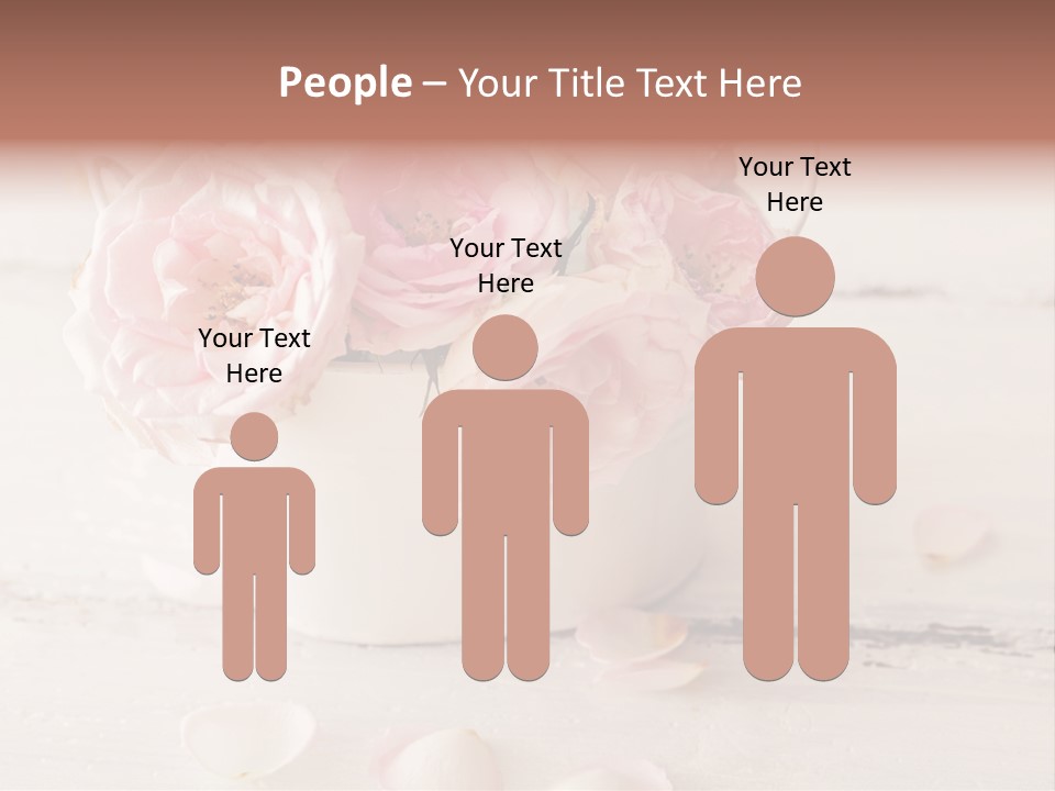 Damaged Color Flower PowerPoint Template