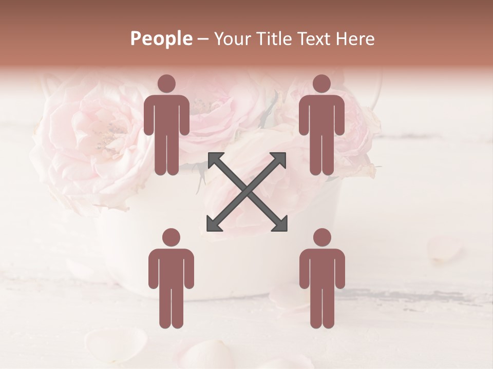 Damaged Color Flower PowerPoint Template