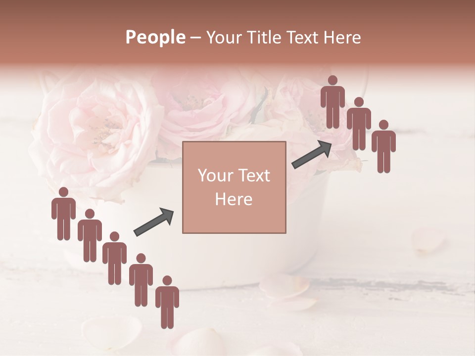 Damaged Color Flower PowerPoint Template