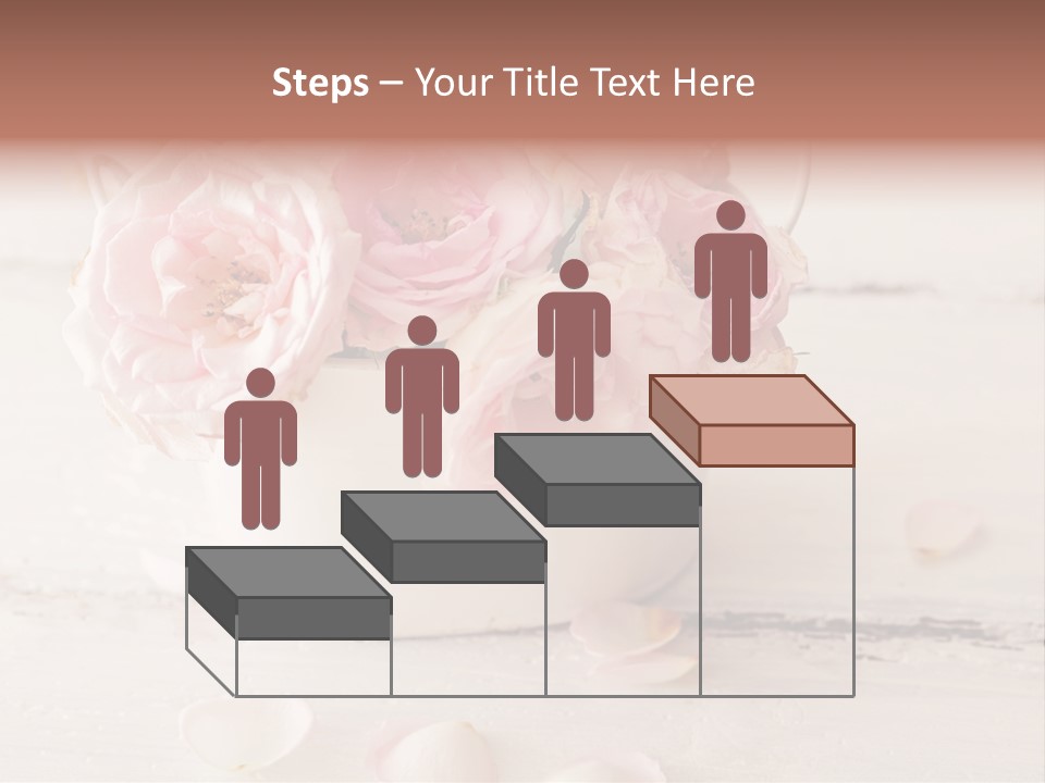 Damaged Color Flower PowerPoint Template