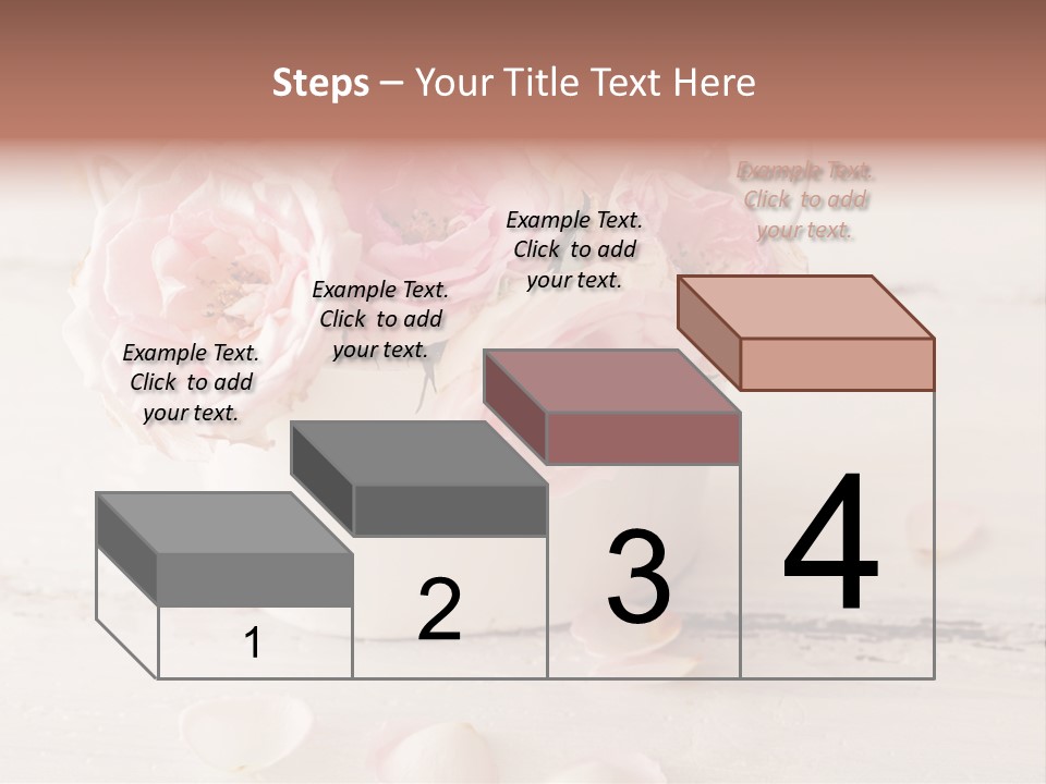 Damaged Color Flower PowerPoint Template