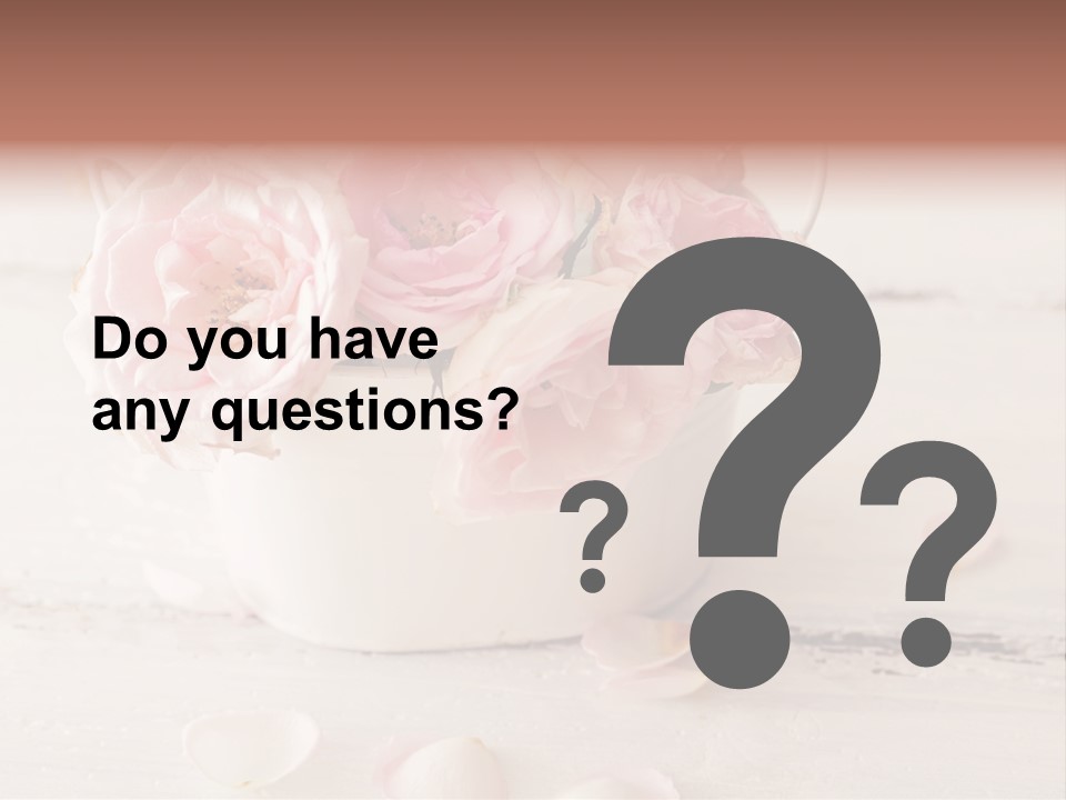 Damaged Color Flower PowerPoint Template