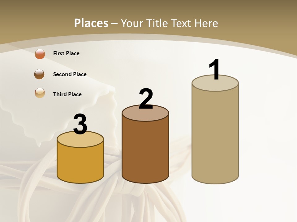 A White Cake With Flowers On Top Of It PowerPoint Template