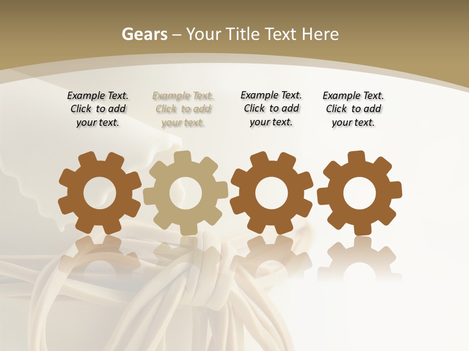 A White Cake With Flowers On Top Of It PowerPoint Template