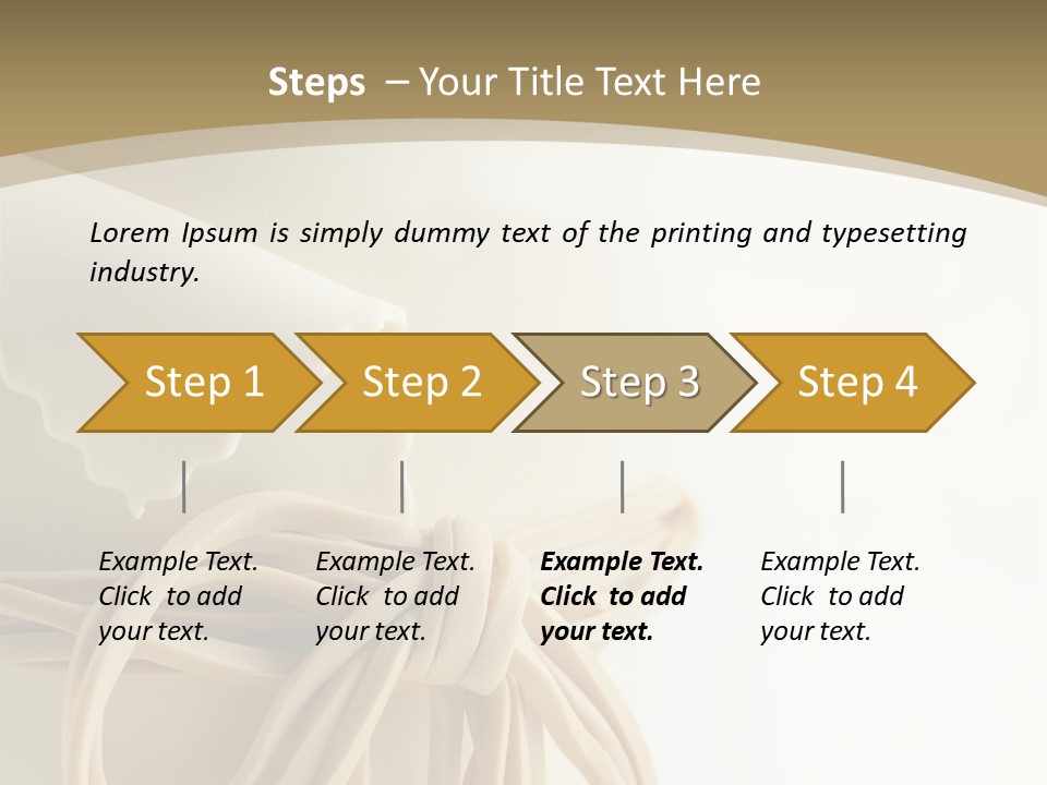 A White Cake With Flowers On Top Of It PowerPoint Template