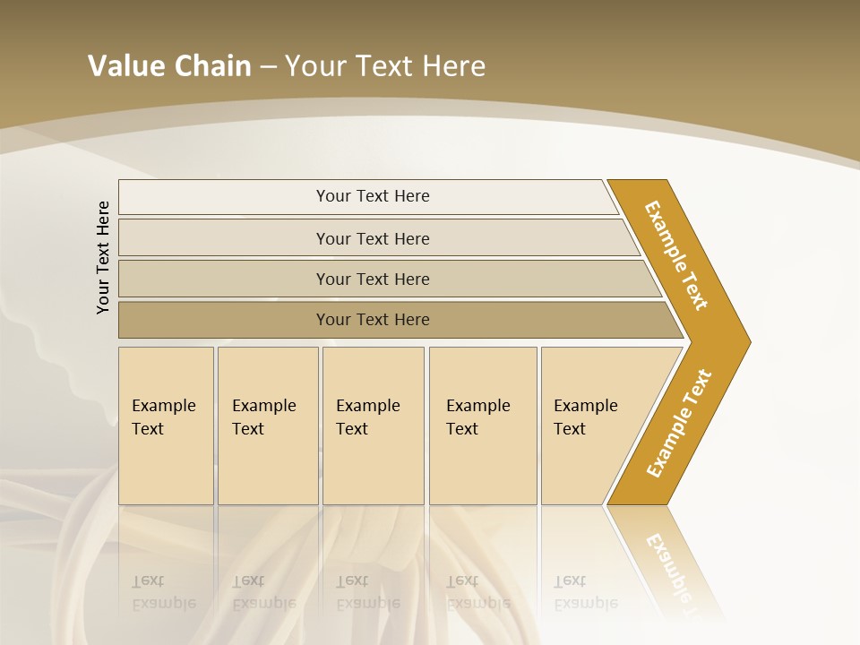 A White Cake With Flowers On Top Of It PowerPoint Template