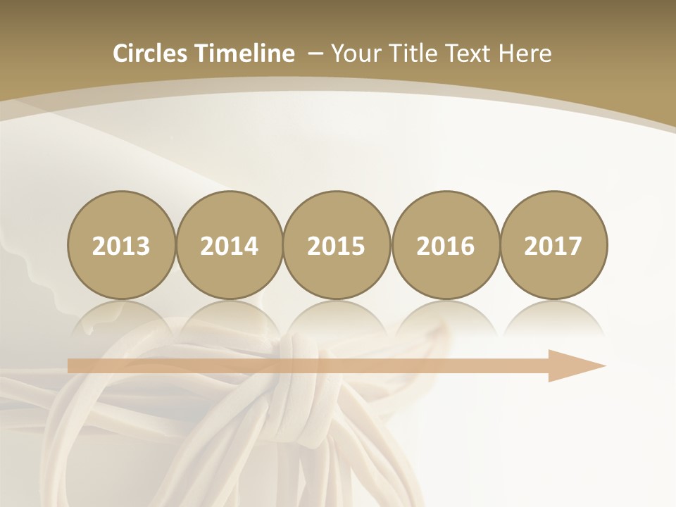 A White Cake With Flowers On Top Of It PowerPoint Template