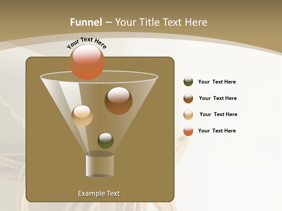 A White Cake With Flowers On Top Of It PowerPoint Template