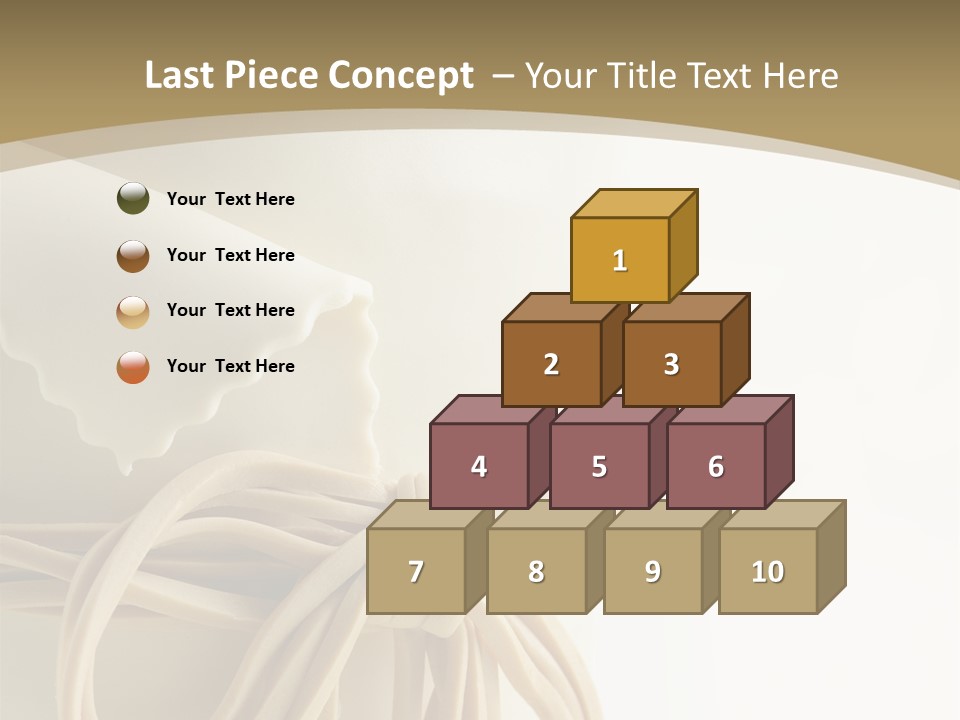 A White Cake With Flowers On Top Of It PowerPoint Template