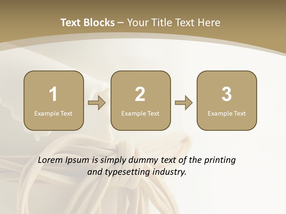 A White Cake With Flowers On Top Of It PowerPoint Template
