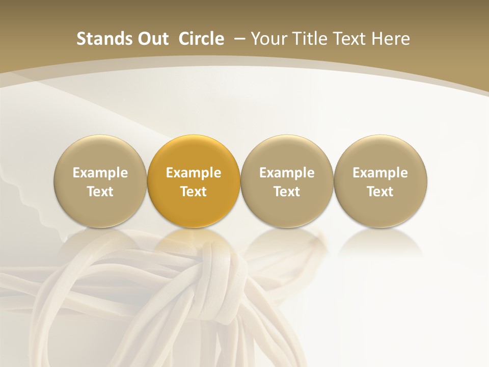 A White Cake With Flowers On Top Of It PowerPoint Template