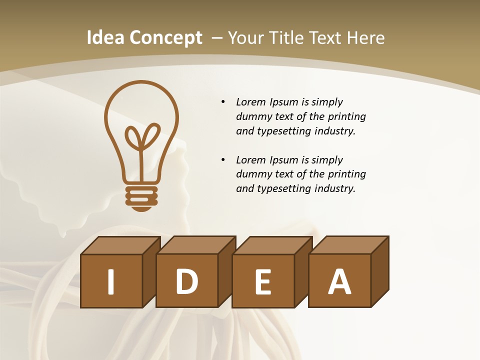 A White Cake With Flowers On Top Of It PowerPoint Template