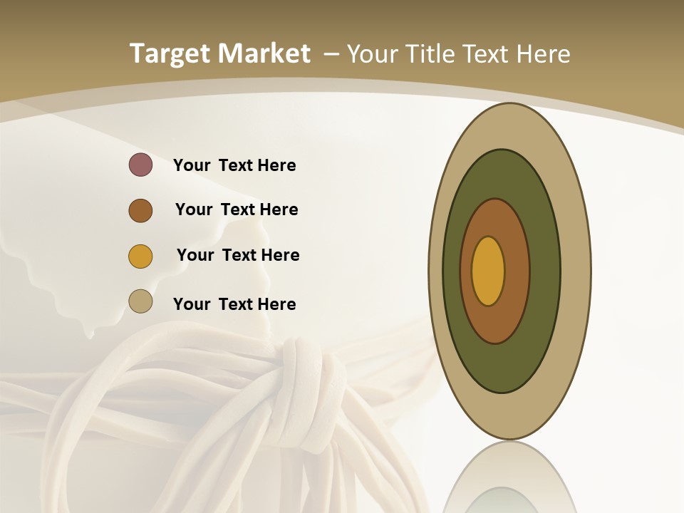 A White Cake With Flowers On Top Of It PowerPoint Template