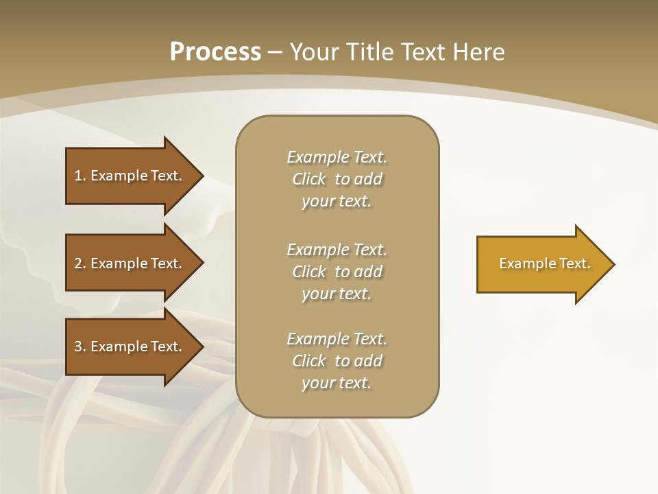 A White Cake With Flowers On Top Of It PowerPoint Template