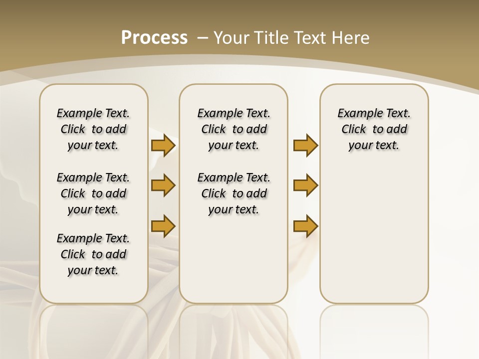 A White Cake With Flowers On Top Of It PowerPoint Template