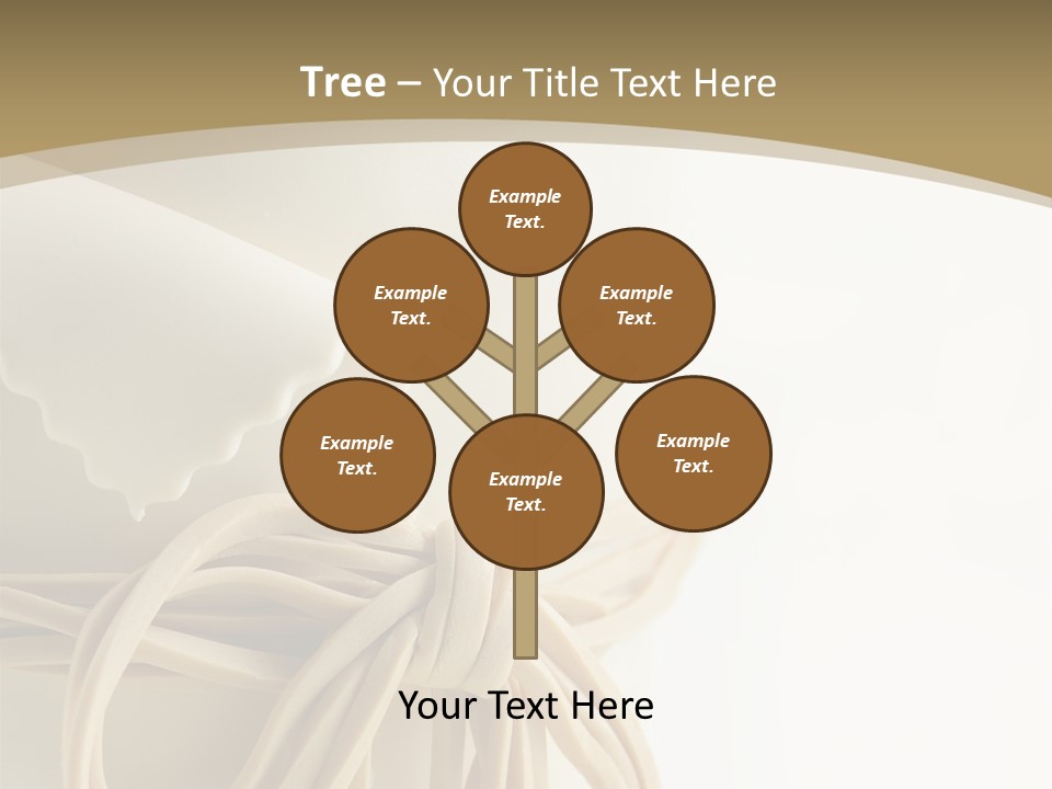 A White Cake With Flowers On Top Of It PowerPoint Template