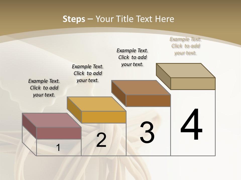 A White Cake With Flowers On Top Of It PowerPoint Template