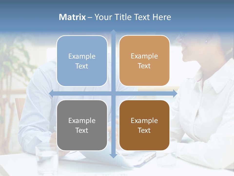 Couple Feminine Pretty PowerPoint Template