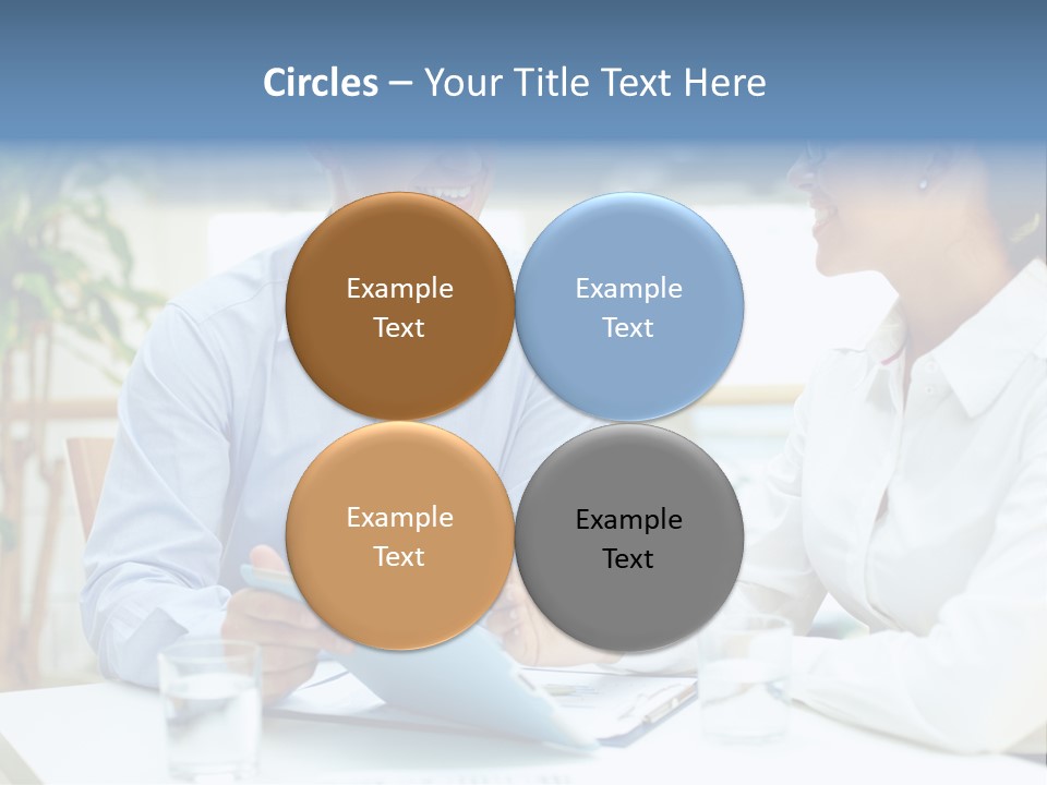 Couple Feminine Pretty PowerPoint Template