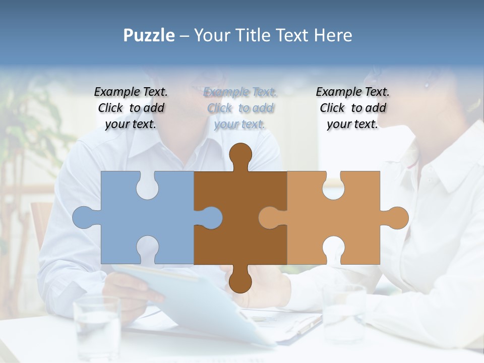 Couple Feminine Pretty PowerPoint Template