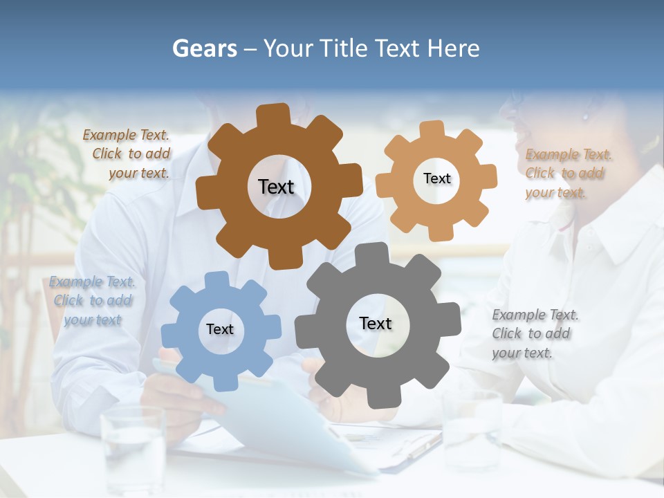 Couple Feminine Pretty PowerPoint Template