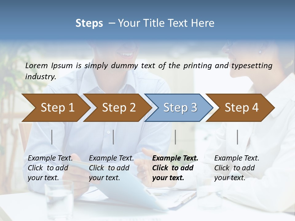 Couple Feminine Pretty PowerPoint Template