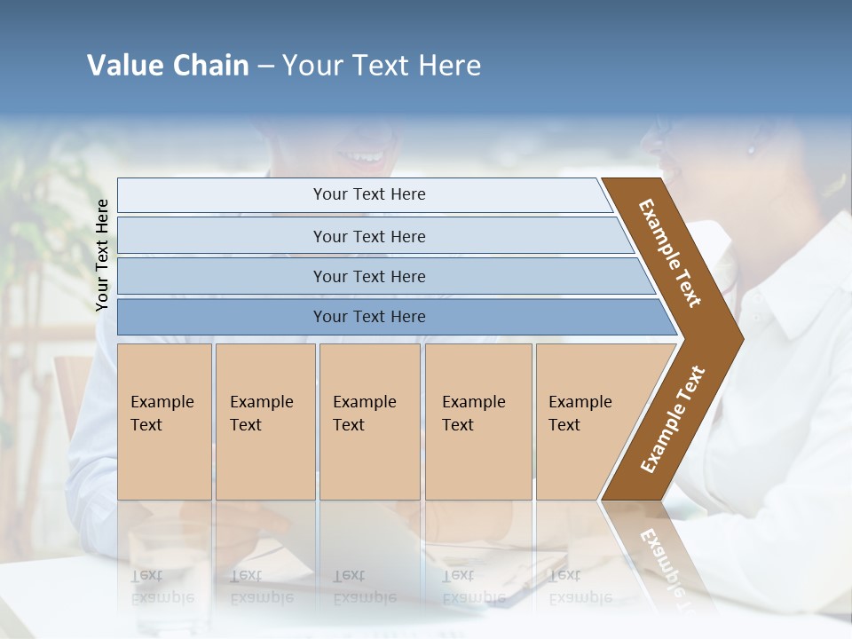 Couple Feminine Pretty PowerPoint Template