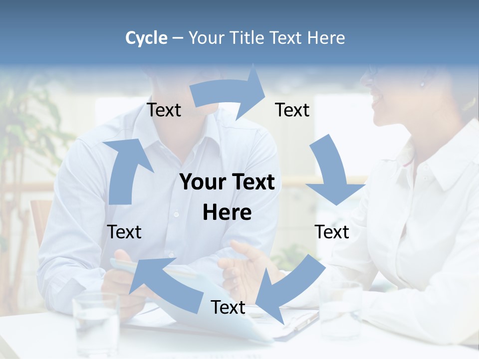 Couple Feminine Pretty PowerPoint Template