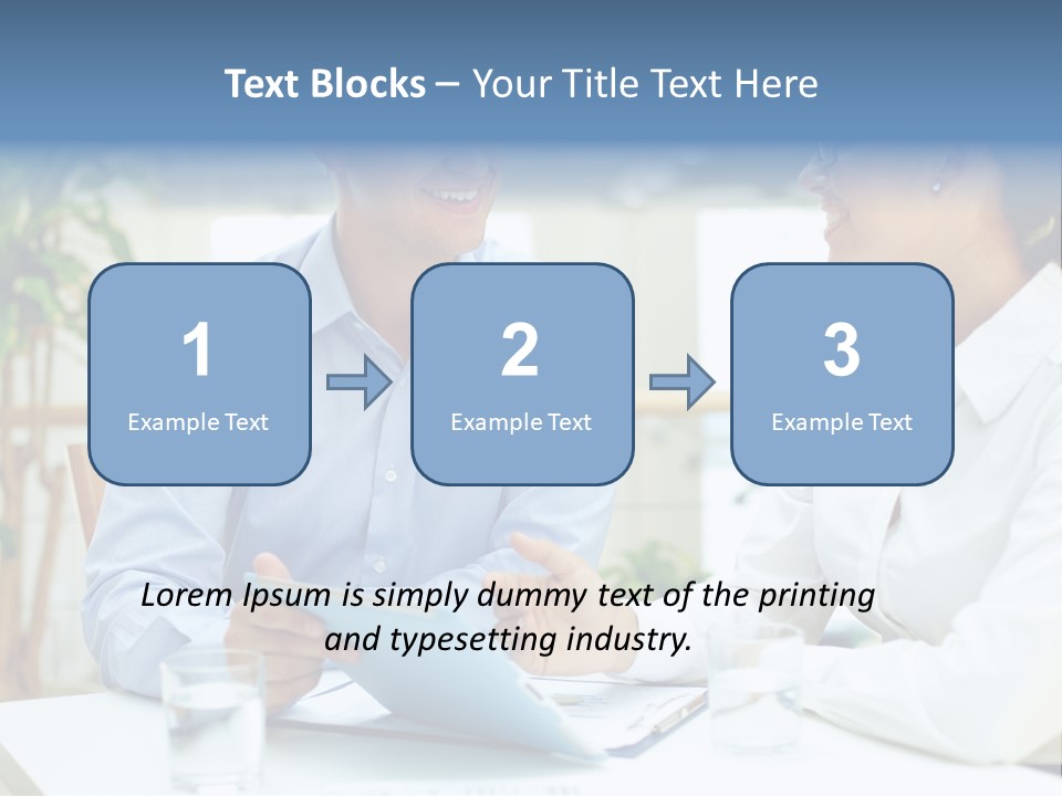 Couple Feminine Pretty PowerPoint Template