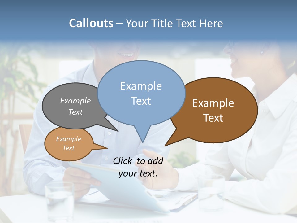 Couple Feminine Pretty PowerPoint Template