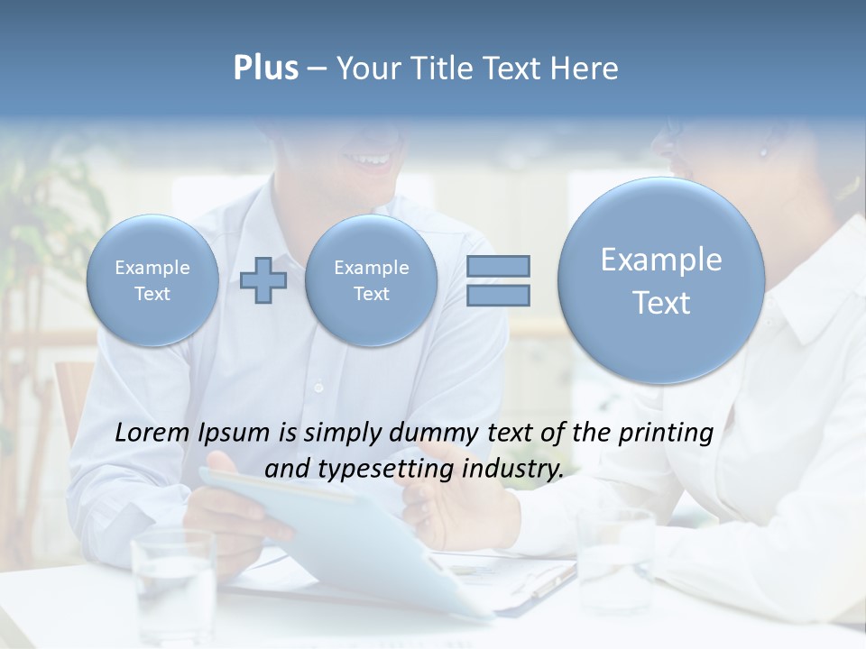 Couple Feminine Pretty PowerPoint Template