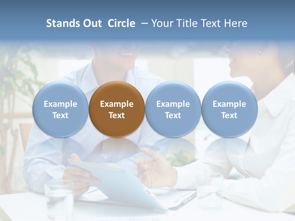 Couple Feminine Pretty PowerPoint Template