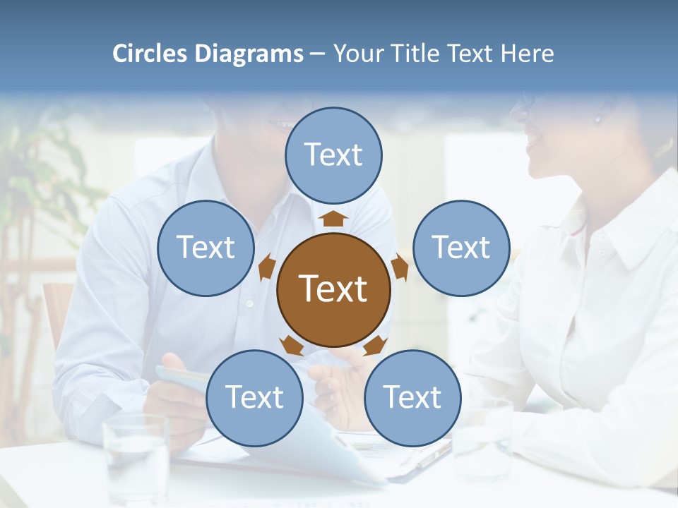 Couple Feminine Pretty PowerPoint Template