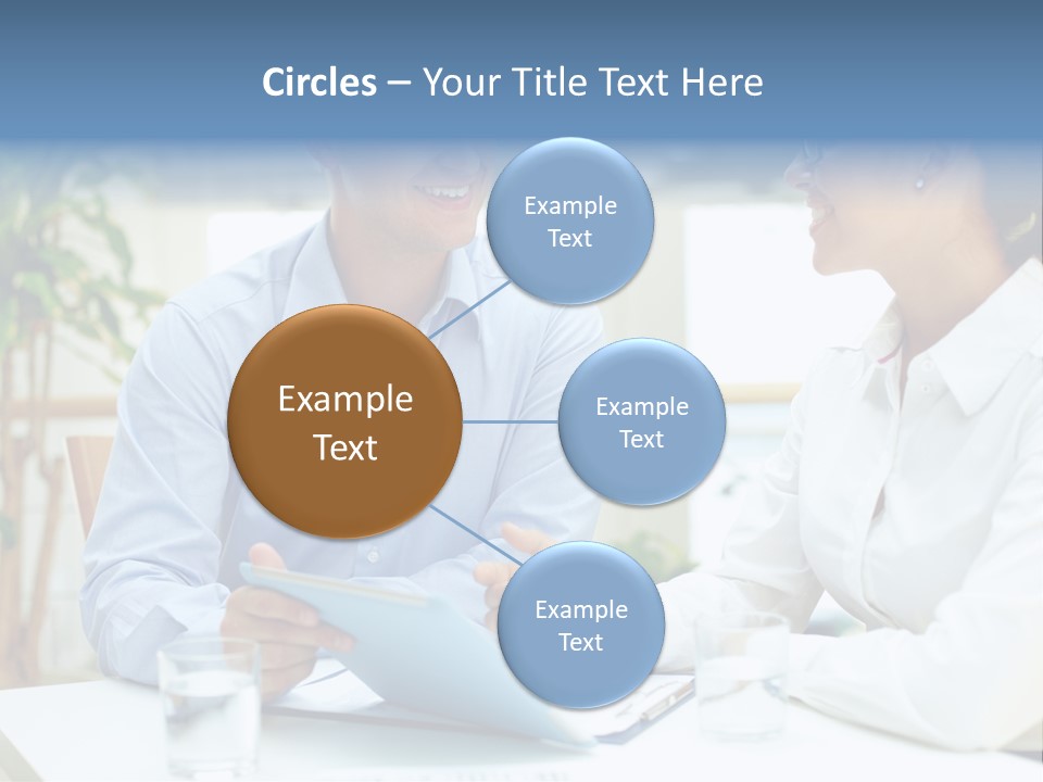 Couple Feminine Pretty PowerPoint Template