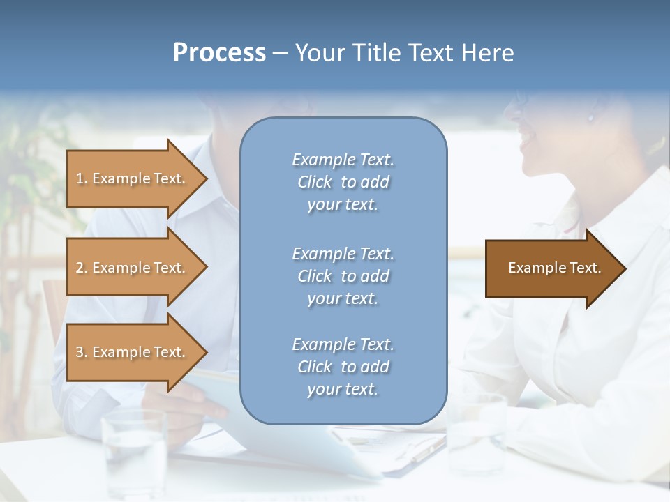 Couple Feminine Pretty PowerPoint Template