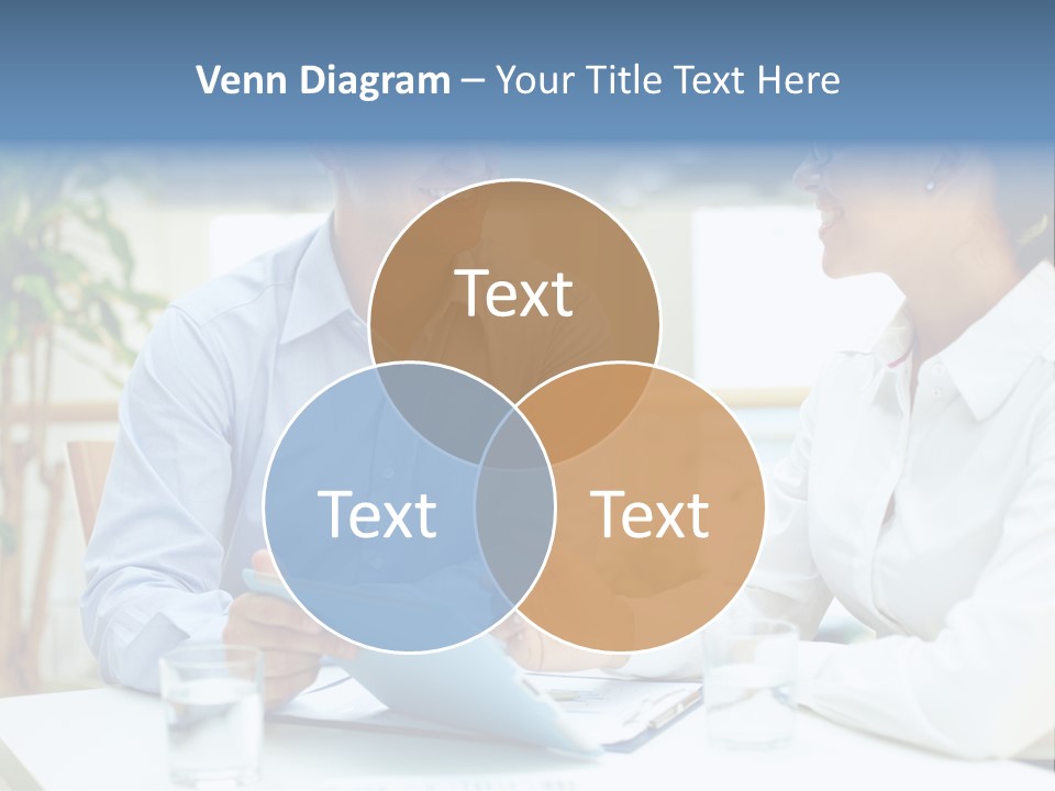 Couple Feminine Pretty PowerPoint Template