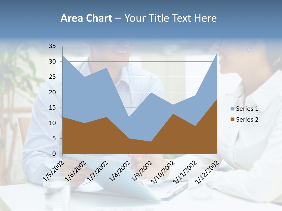 Couple Feminine Pretty PowerPoint Template