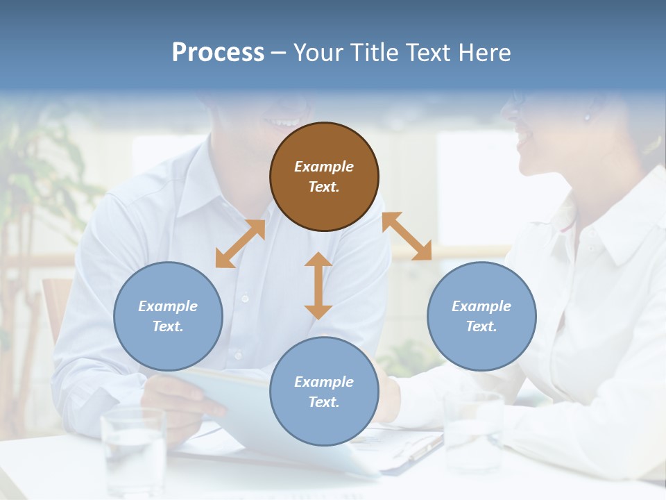 Couple Feminine Pretty PowerPoint Template