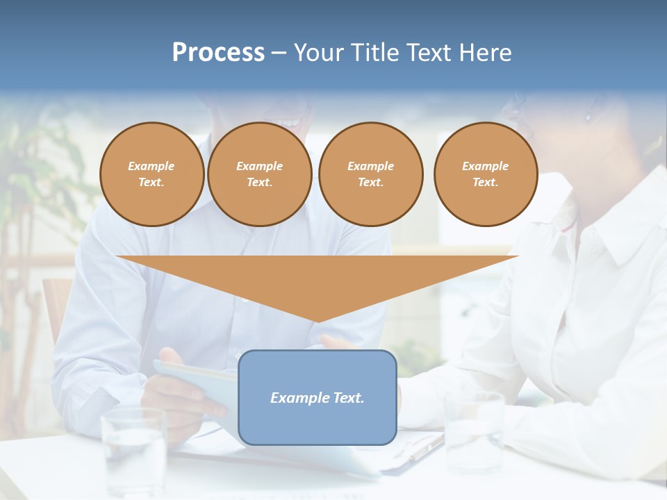 Couple Feminine Pretty PowerPoint Template