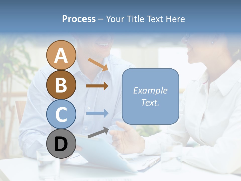 Couple Feminine Pretty PowerPoint Template