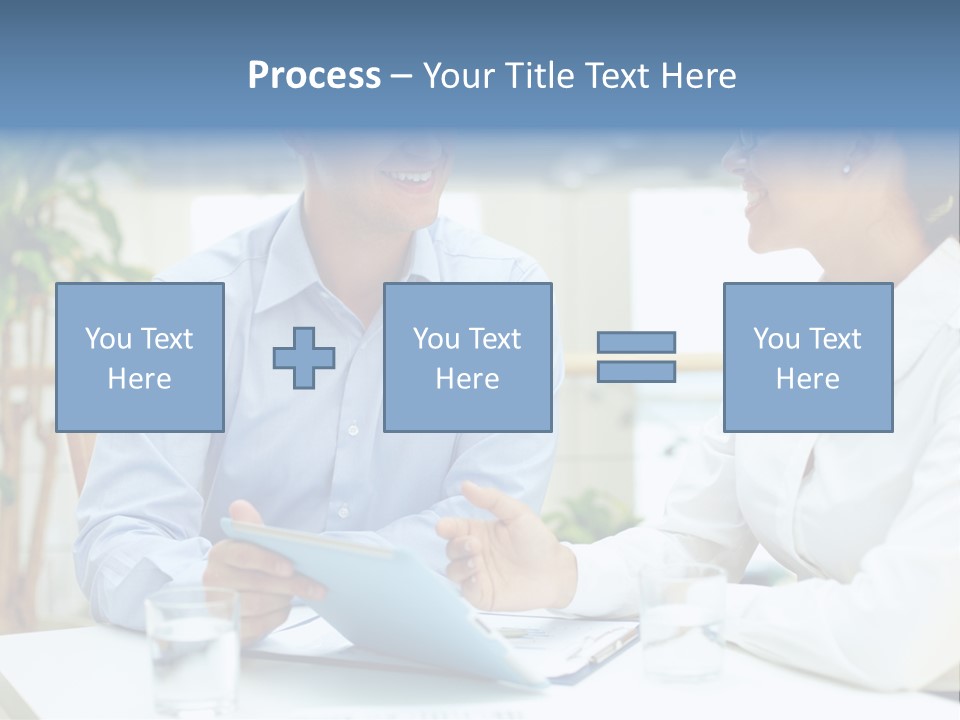 Couple Feminine Pretty PowerPoint Template