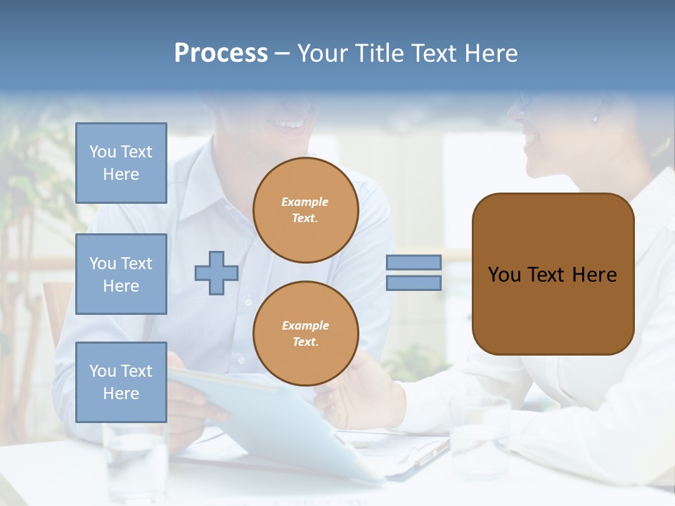 Couple Feminine Pretty PowerPoint Template