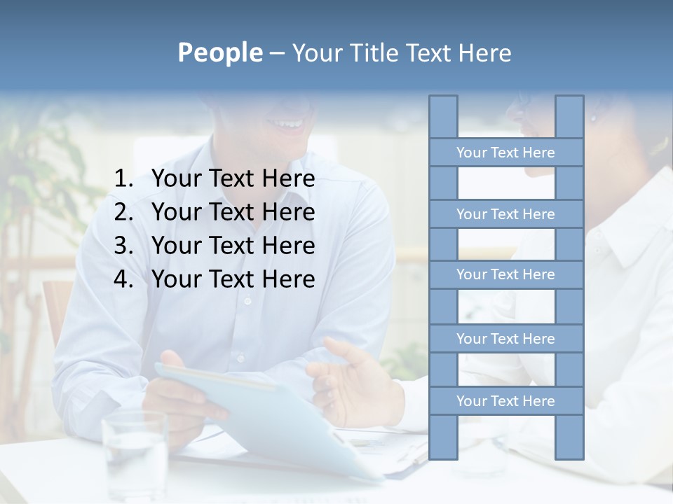 Couple Feminine Pretty PowerPoint Template