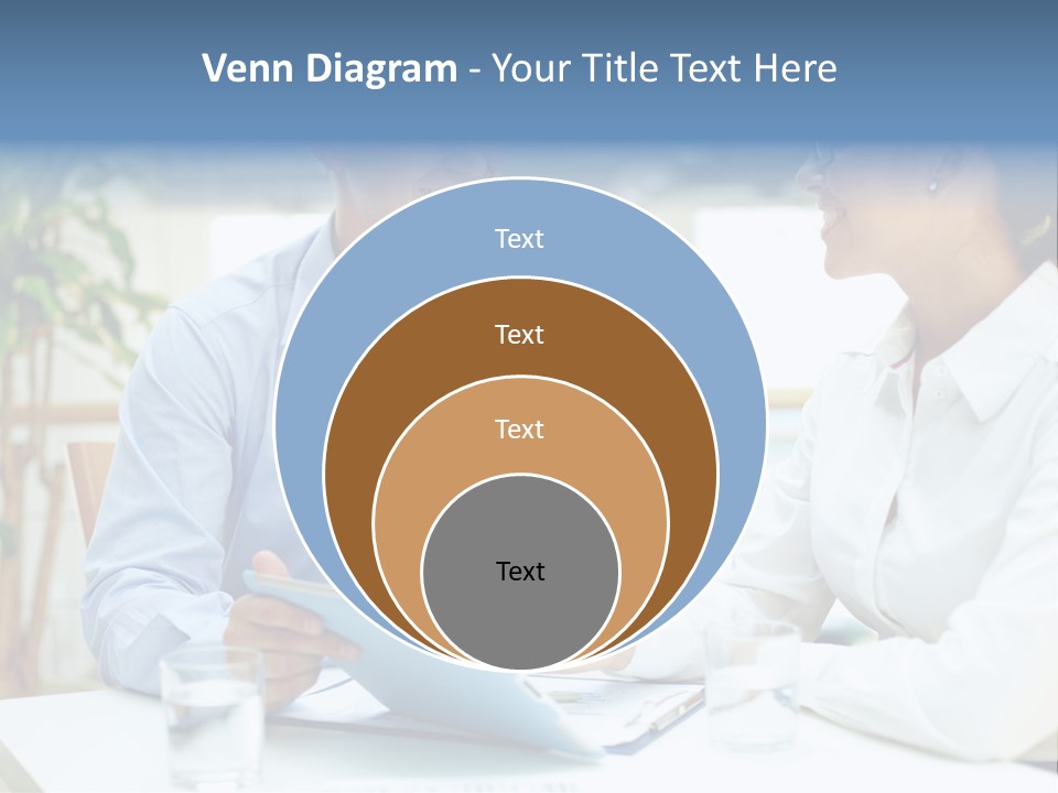 Couple Feminine Pretty PowerPoint Template