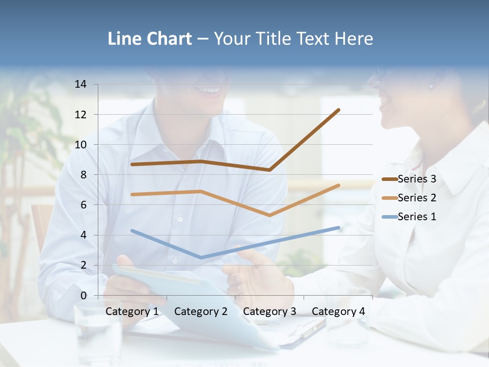 Couple Feminine Pretty PowerPoint Template