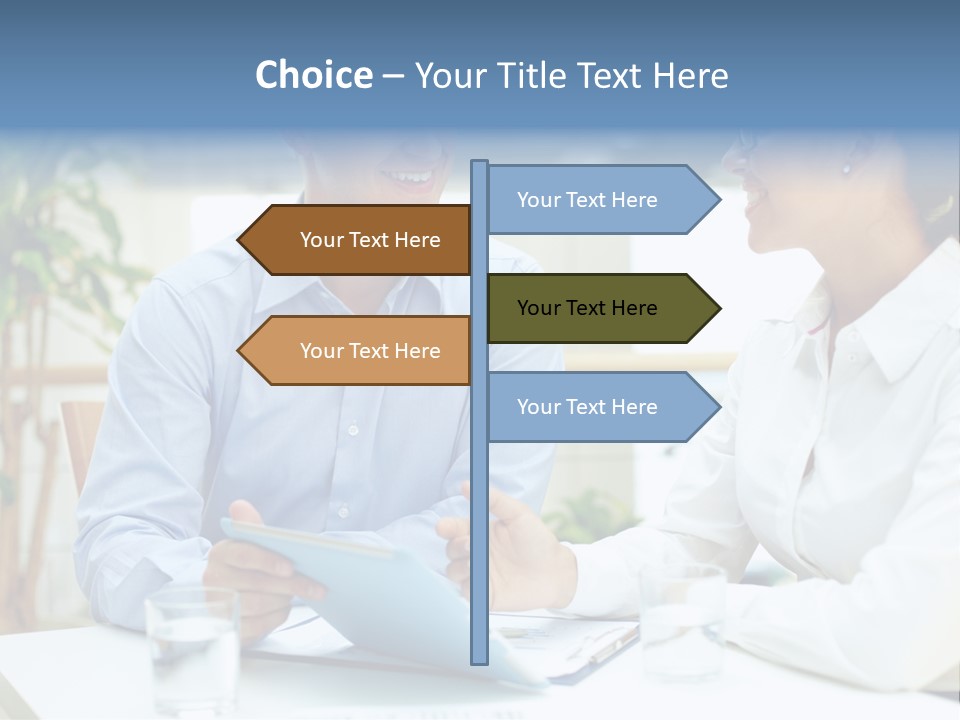 Couple Feminine Pretty PowerPoint Template