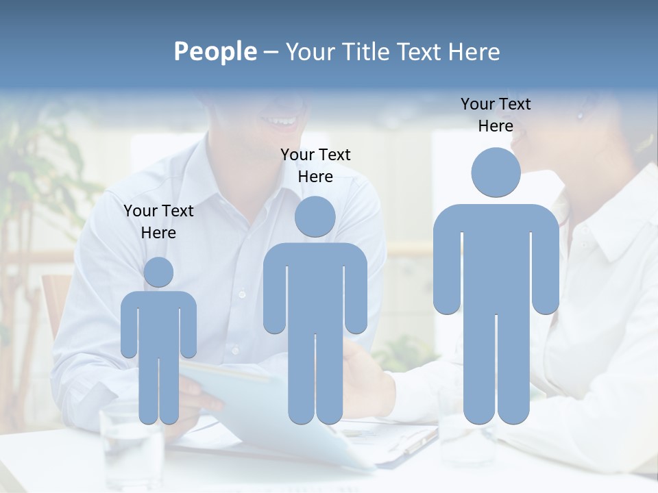 Couple Feminine Pretty PowerPoint Template