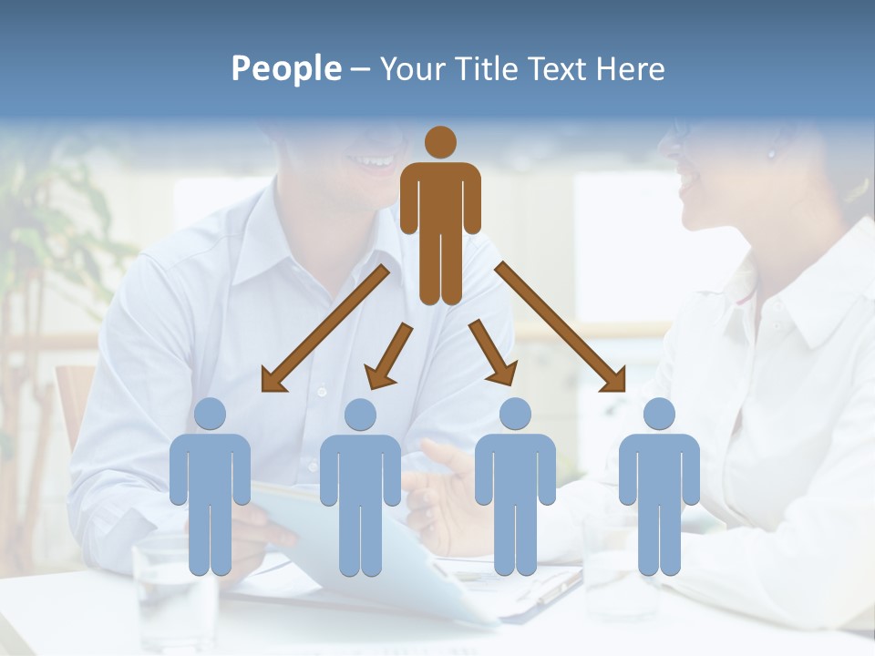 Couple Feminine Pretty PowerPoint Template