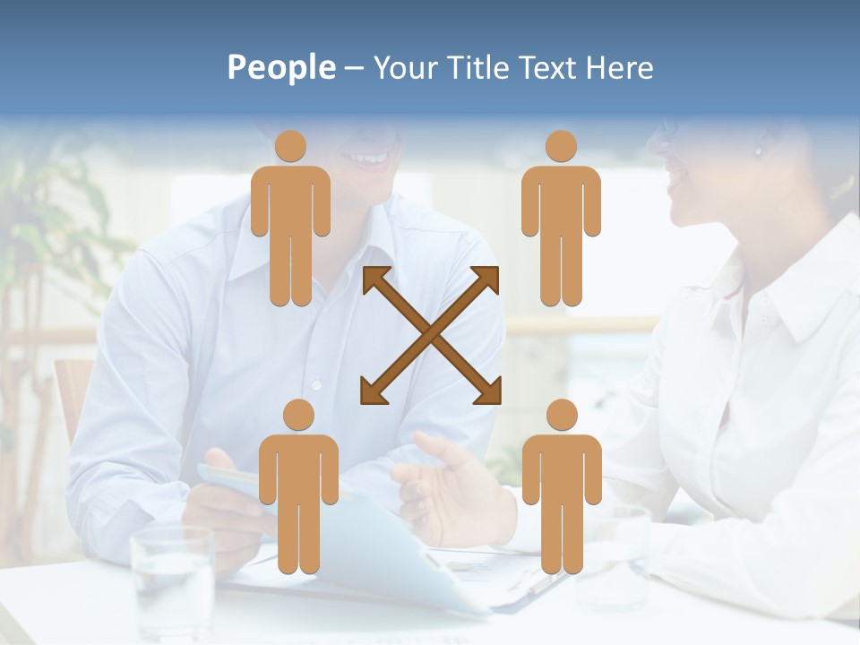 Couple Feminine Pretty PowerPoint Template